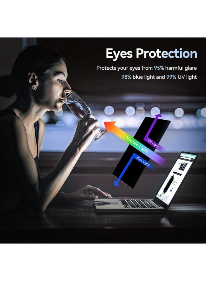 14 Inch 16:10 Laptop Privacy Screen Protector, Anti Peeping and Anti Glare Laptop Privacy Shield Compatible with All 14" Laptops with 16:10 Aspect Ratio - Image 2
